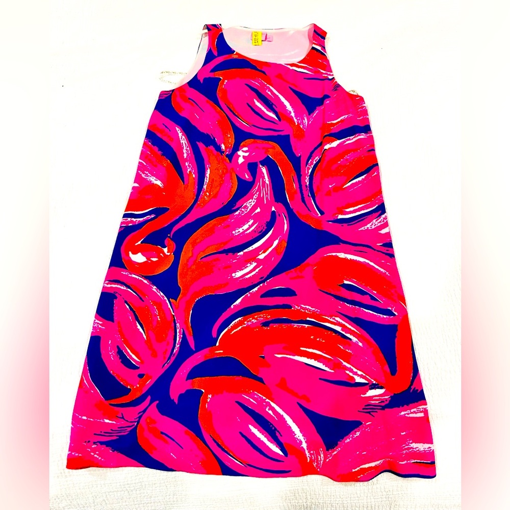 Lilly Pulitzer Dress - Flamingo Neon Print - Swing Dress